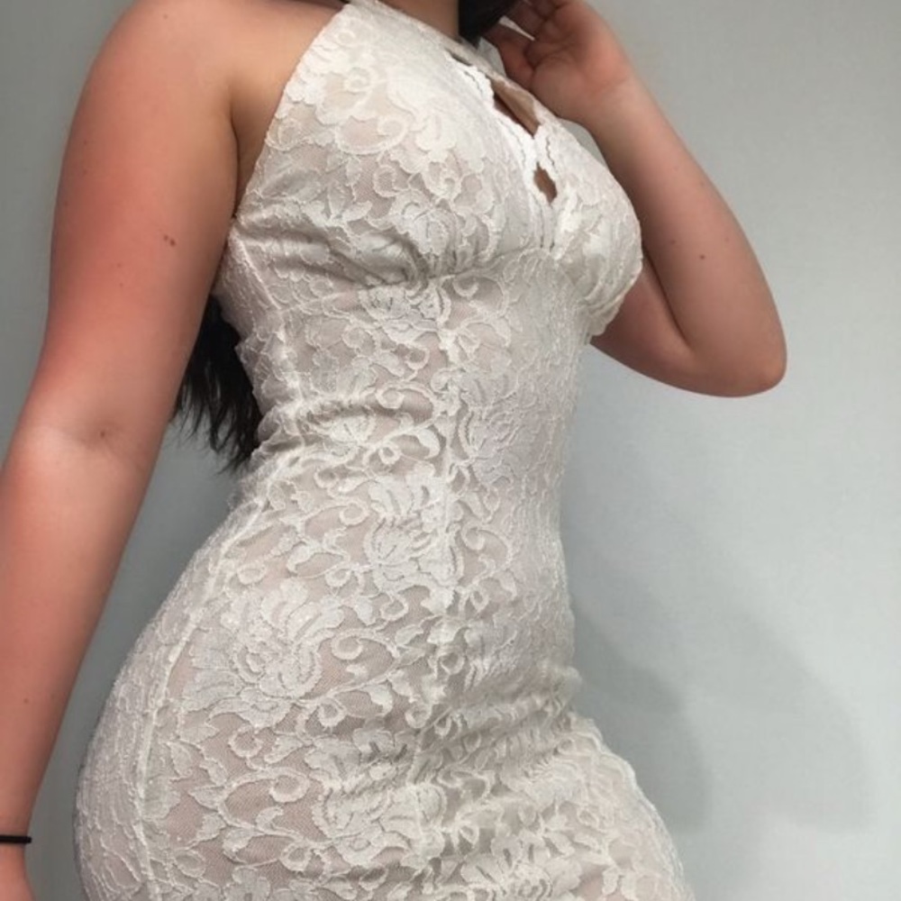 Off white lace dress